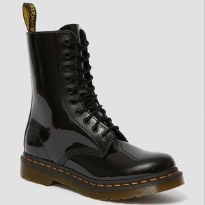 Patent Leather Doc Martin boots - EUC